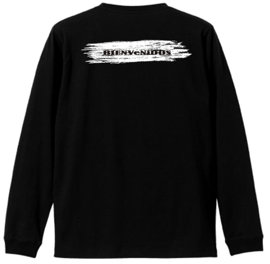 BVノーマルフィット長袖Tシャツ ブラック DEBIL