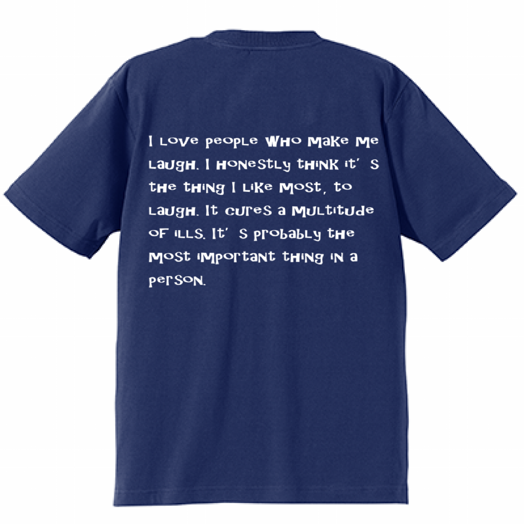 BVノーマルフィット半袖Tシャツ インディゴ VERANO