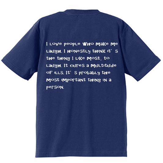 BVノーマルフィット半袖Tシャツ インディゴ VERANO