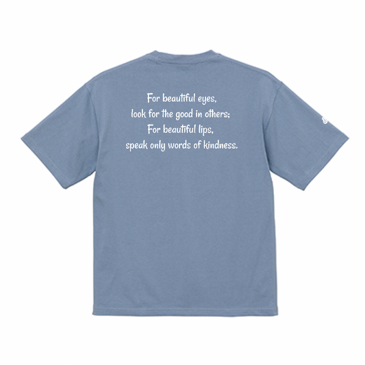 BVビックシルエット半袖Tシャツ アシッドブルー SENTIDO