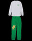 BVノーマルフィット長袖Tシャツ　ホワイト　FRENTE