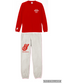 BVノーマルフィット長袖Tシャツ　レッド　FRENTE