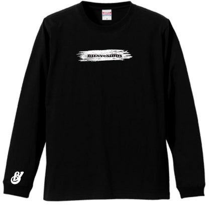 BVノーマルフィット長袖Tシャツ　ブラック　DEBIL