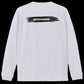 BVノーマルフィット長袖Tシャツ　ホワイト　DEBIL