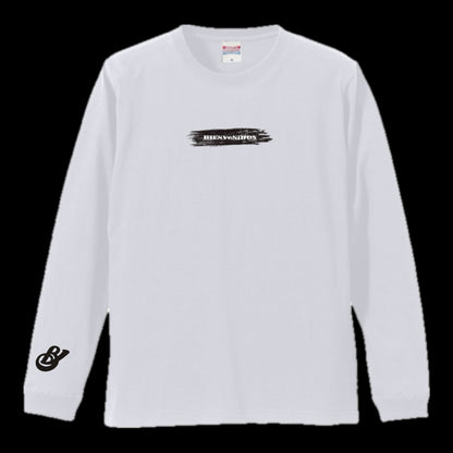 BVノーマルフィット長袖Tシャツ　ホワイト　DEBIL