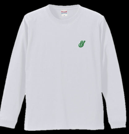 【再販】BVノーマルフィット長袖Tシャツ　ホワイト　DETRAS