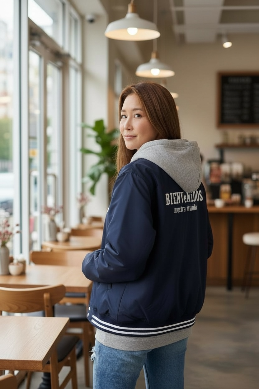 BVスタジアムジャケット　ネイビー