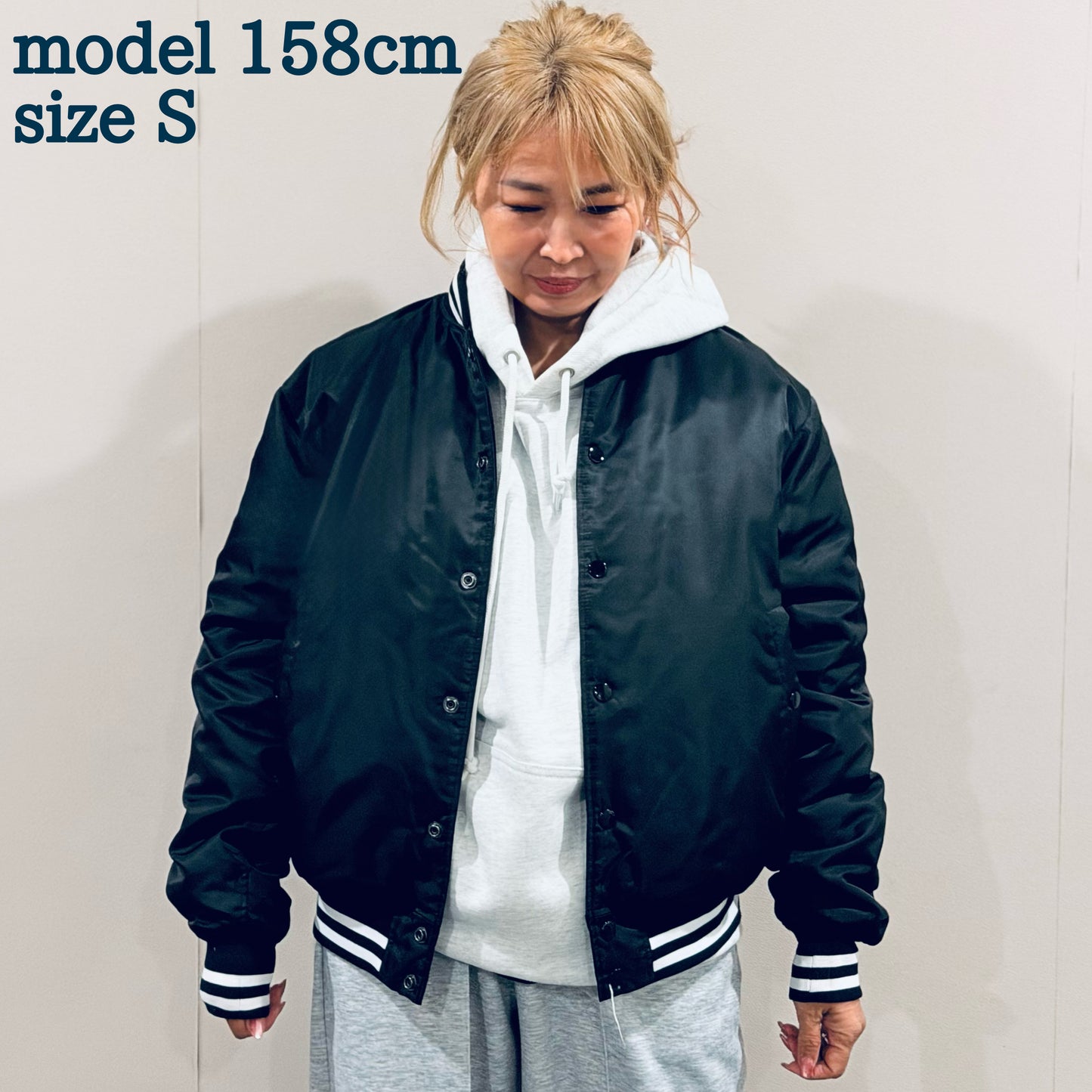 BVスタジアムジャケット　ネイビー