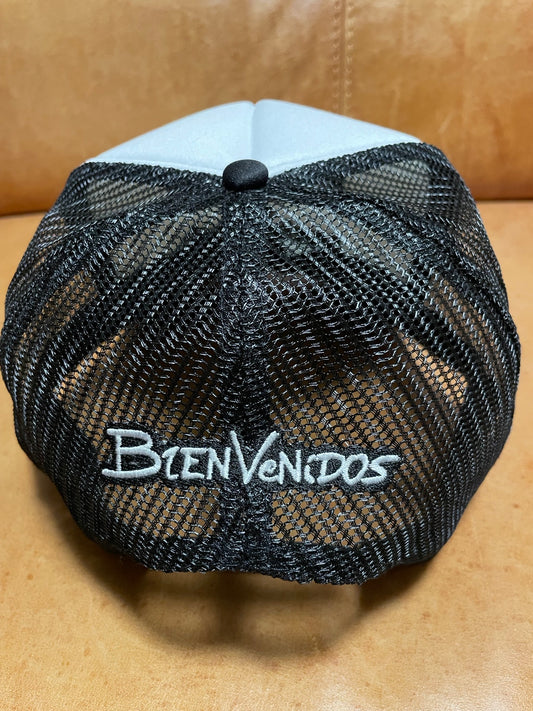 BVツートンメッシュキャップ ホワイト X ブラック　MULTIPLE