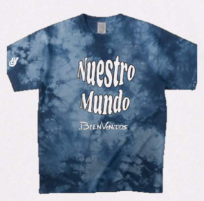BVノーマルフィット　タイダイTシャツ　ネイビー OSTENTOSO