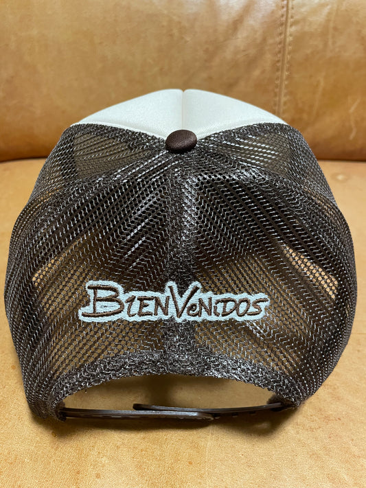 【数量限定】BVツートンメッシュキャップ ブラウン X タン　MULTIPLE