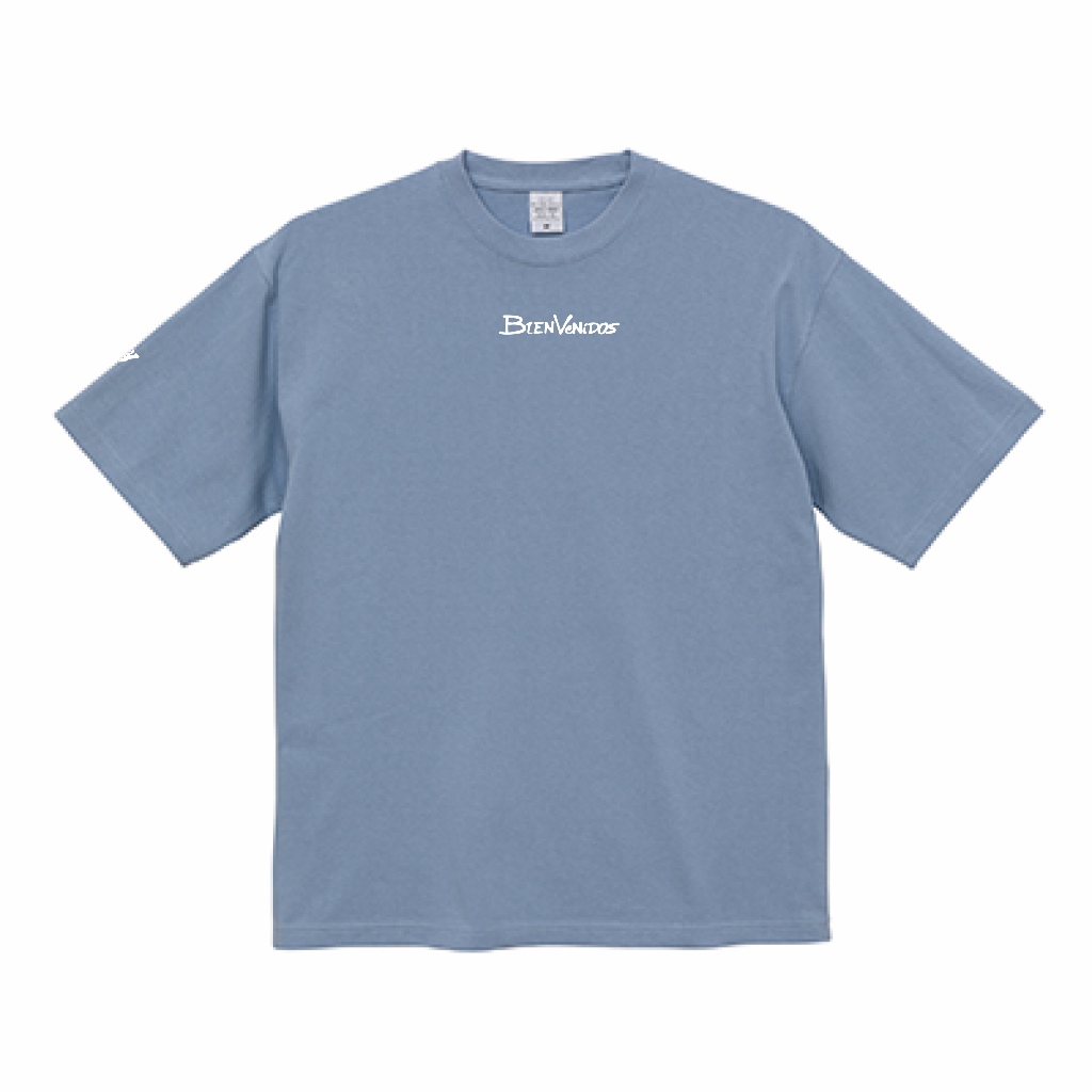 BVビックシルエット半袖Tシャツ　アシッドブルー　SENTIDO