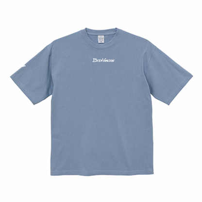 BVビックシルエット半袖Tシャツ　アシッドブルー　SENTIDO