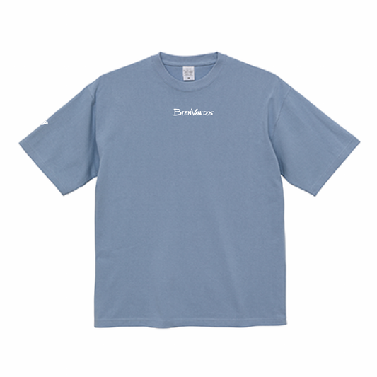 BVビックシルエット半袖Tシャツ　アシッドブルー　SENTIDO